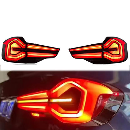 Vekto LED taillights for BMW X3 G08/G01 2018-2022, showing sleek, modern tail light design with red and clear lenses.