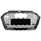 RS3 Style Honeycomb Mesh Grille fits Audi A3 S3 8V.5 2017-2019 RS3 Facelift Mesh Grill Quattro Style