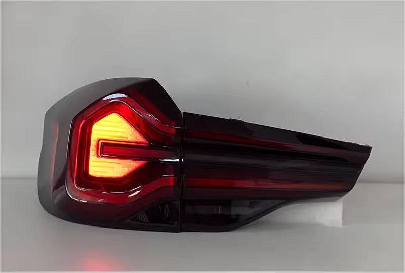 Vekto LED tail light assembly for BMW X3 G01 G08 and X3 M F97 LCI rear lamps 2018-2021, showing sleek illuminated taillights.