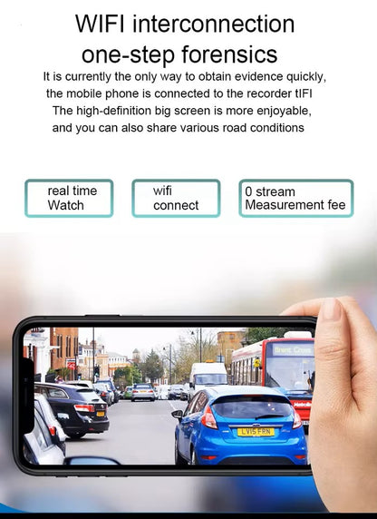 Bayern Automotive OEM - Fit Hidden 4K Dash Camera with Plug & Play Harness