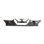 BMW M2 G87 coupe carbon fiber rear diffuser by K2 Industries, showing sleek, textured carbon fiber design on the vehicle's rear.