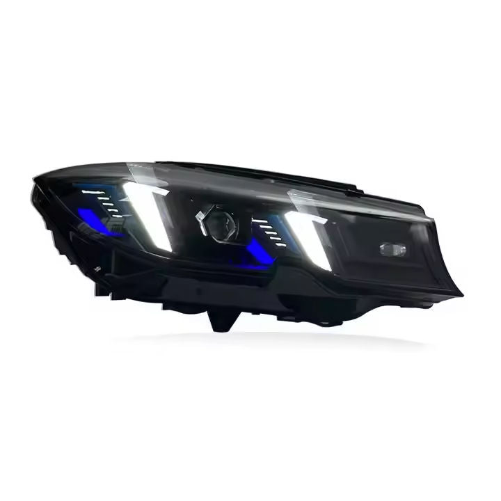 Vekto Snake Eyes Laser LED headlights for BMW 3 Series G20 and M3 G80, 2022-2024, showing sleek headlight design with laser accents.