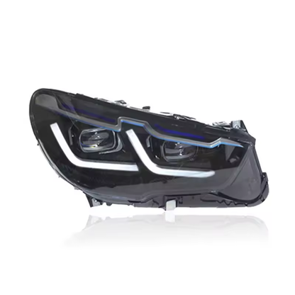 Vekto full LED headlights assembly for BMW 5 Series F07 GT 2010-2017, showing the detailed headlight design and LED components.