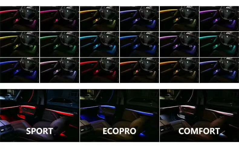 Bayern MotorWerks LED Atmosphere Ambient Lights fits Audi Q8 2019-2025