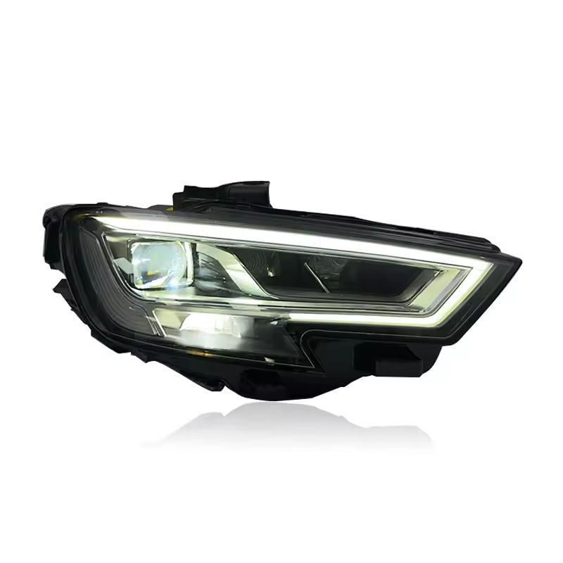 LED Headlights for Audi A3 / S3 / RS3 2017–2020 Plug-and-Play Projector Assembly (EU model) - AudiGear.com - Headlights