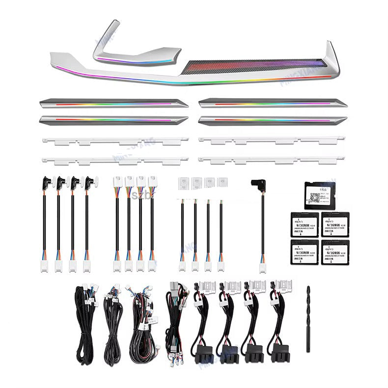 Decorative LED Lighted panels and strip kit fit Audi A3 2021-2025