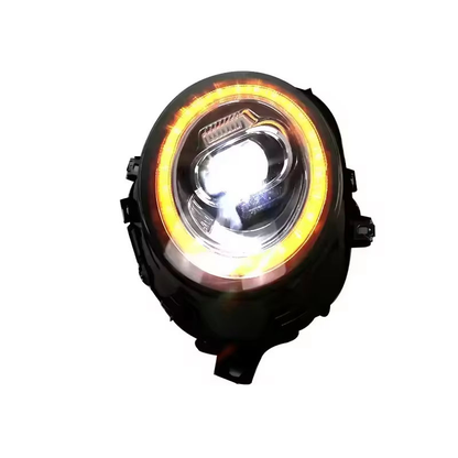 Vekto LED headlights assembly for BMW MINI F55 F56 F57 2014-2019, showing a close-up of the headlight design and LED components.