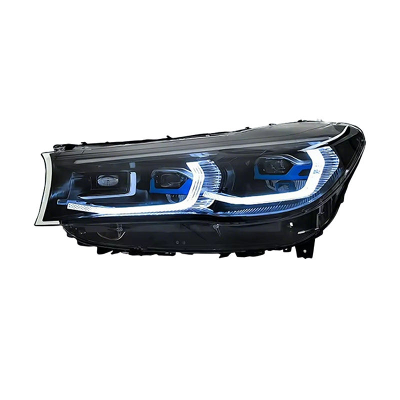 Vekto dual color LED headlight assembly for BMW 7 Series G12 (2016–2018), showing the sleek headlights with dual color LEDs.