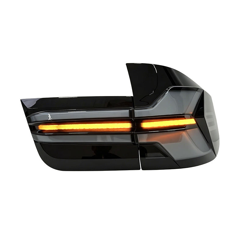 Vekto LED tail lights for BMW X5 E70 rear lamp assembly, 2007-2013, showing red and clear lens details on the taillight.