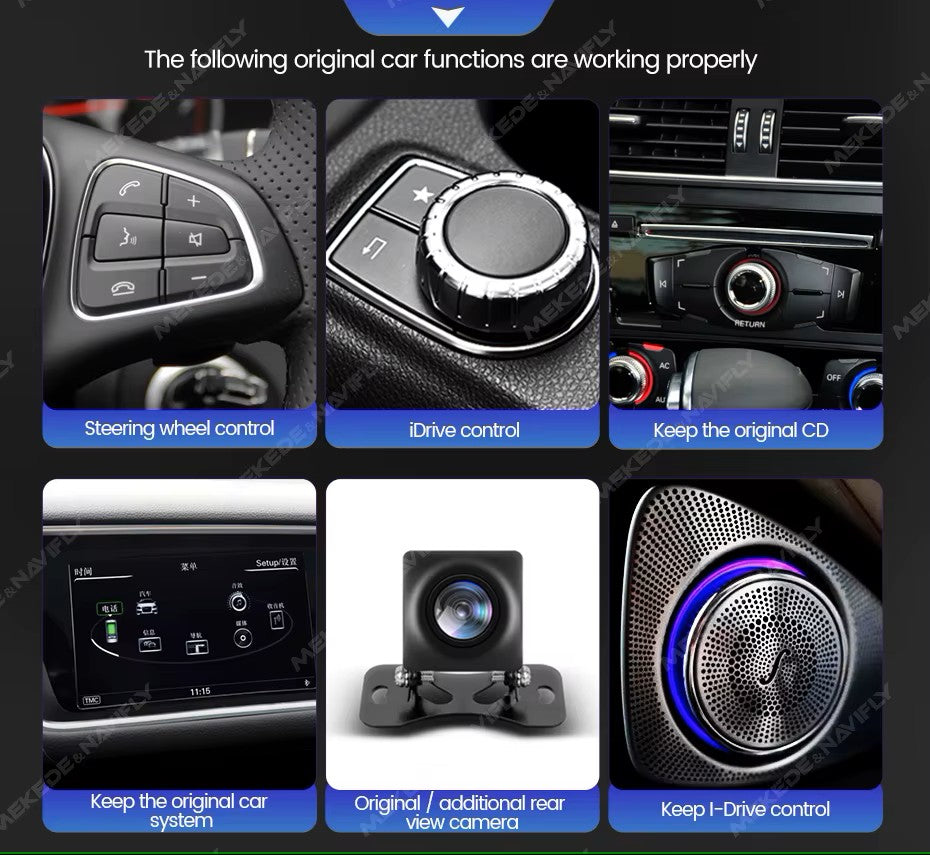 MNX Upograde Touchscreens for Audi A4 S4 A5 S5 B9 2016-2020 features Android/CarPlay 10.25 and 12.5" Multimedia Touchscreen