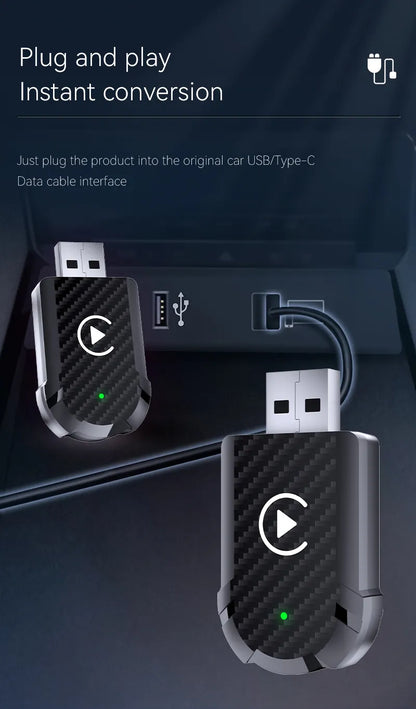 Bayern MotorWerks CarPlay Android Wireless Mini USB Adapter