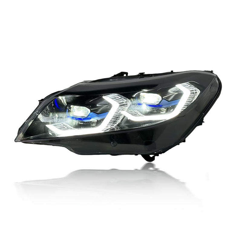 Vekto G22 Style dual color LED headlights for BMW Z4 E89 (2009–2016), showing front view with sleek dual-tone design