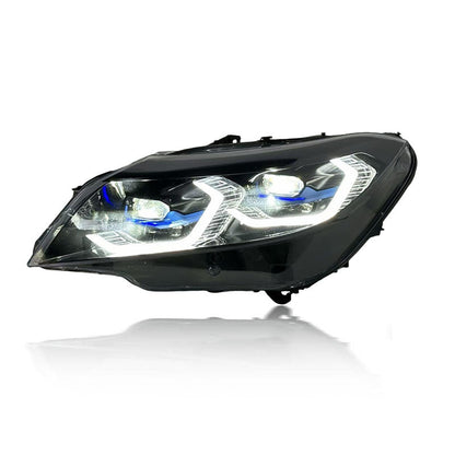 Vekto G22 Style dual color LED headlights for BMW Z4 E89 (2009–2016), showing front view with sleek dual-tone design