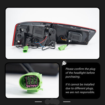 Upgrade Dynamic LED Animation Taillight fits Audi A6 S6 C7 2012-2015 Dynamic Animation Signal Rear Stop Brake Reverse