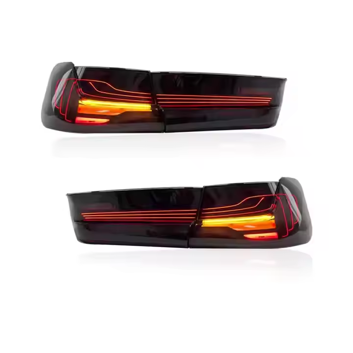 Vekto OLED CSL style taillights for BMW 3 Series G20 2018-2022, featuring sleek LED design and distinctive lighting elements.