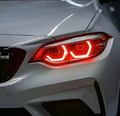 Vekto RGB LED daytime running light modules for BMW F22, F23 2 Series and F87 M2 LCI headlights, 2018-2020.