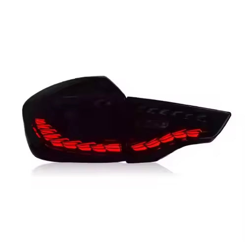 Vekto LED taillights for BMW X3 G01 G08 2019-2022, showcasing sleek red and clear tail light assemblies with modern design.