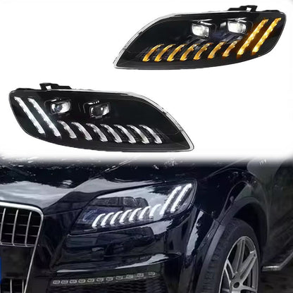 LED Headlights for Audi Q7 2006–2015 Plug-and-Play Headlight Assembly - AudiGear.com - Headlights
