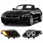 Vekto LED headlights assembly for BMW Z4 E89 (2003–2008), showing the sleek headlight design with clear lenses and modern lighting elements.