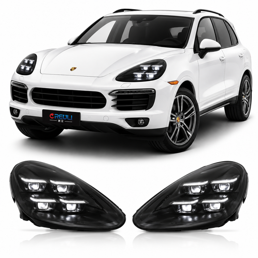 2024 PDLS Matrix Style LED Headlights for Porsche Cayenne 958.2 2015-2017