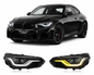 Vekto smoke and shadow laser dual-color LED headlights for BMW M2 G42 and 2 Series 2022+ showing modern headlight design