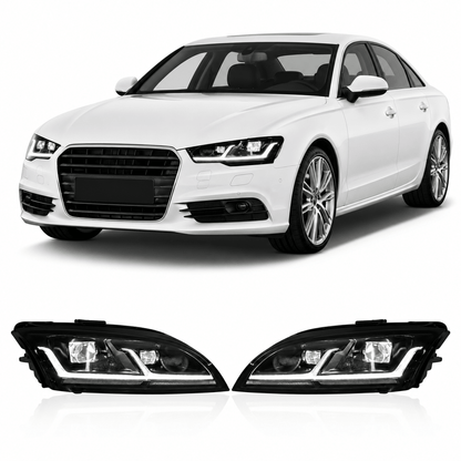 2024 Style LED Headlights for Audi TT 8J 2008-2014 (Xenon Models) - AudiGear.com - Headlights