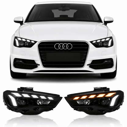 High-Performance LED Headlights for Audi A3 8V 2013-2016 - AudiGear.com - Headlights
