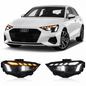Laser-Style LED Headlights for Audi A3 2017-2020 - AudiGear.com - Headlights