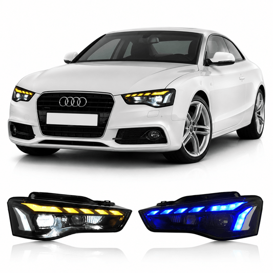 LED Headlights Assembly for Audi A5 (2008–2016) - AudiGear.com - Headlights