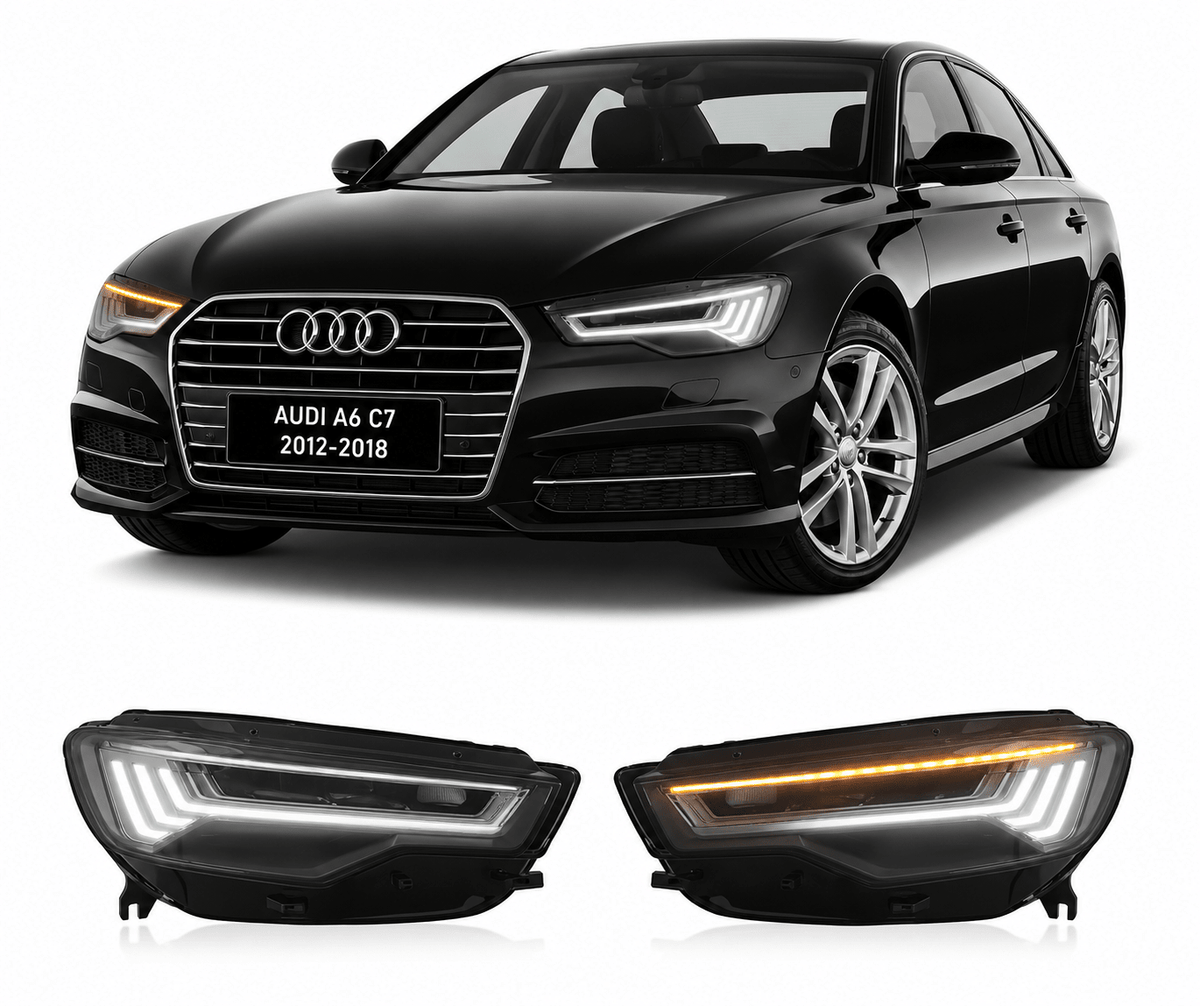 Matrix LED Headlights for Audi A6 C7 2012-2018 - AudiGear.com - Headlights