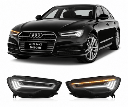 Matrix LED Headlights for Audi A6 C7 2012-2018 - AudiGear.com - Headlights