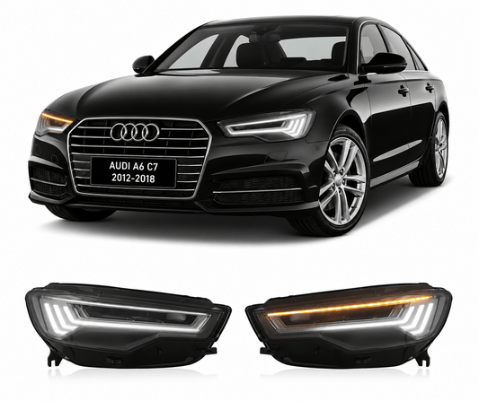 Matrix LED Headlights for Audi A6 C7 2012-2018 - AudiGear.com - Headlights