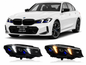 Vekto Snake Eyes Laser LED headlights for BMW 3 Series G20 and M3 G80, 2022-2024, showing sleek headlight design with LED and laser elements.