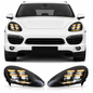Dual-Color LED Headlights for Porsche Cayenne 958.1 2011-2014