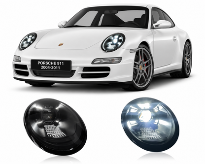LED Headlight Assembly for Porsche 911 (997) 2004-2011