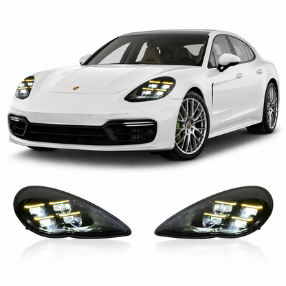 Dual-Color LED Headlights for Porsche Panamera 970 (970.1) 2010-2013