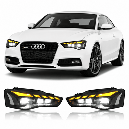 Matrix Style LED Headlights for Audi A5 & RS5 Style Upgrade