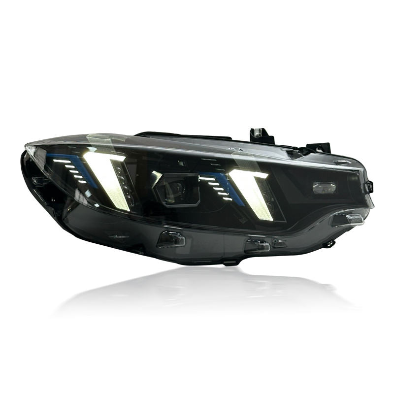 Vekto Snake Eye dual-color LED headlights for BMW F32, F36, F80, F82 M3 M4 2013-2019 showing sleek headlight design