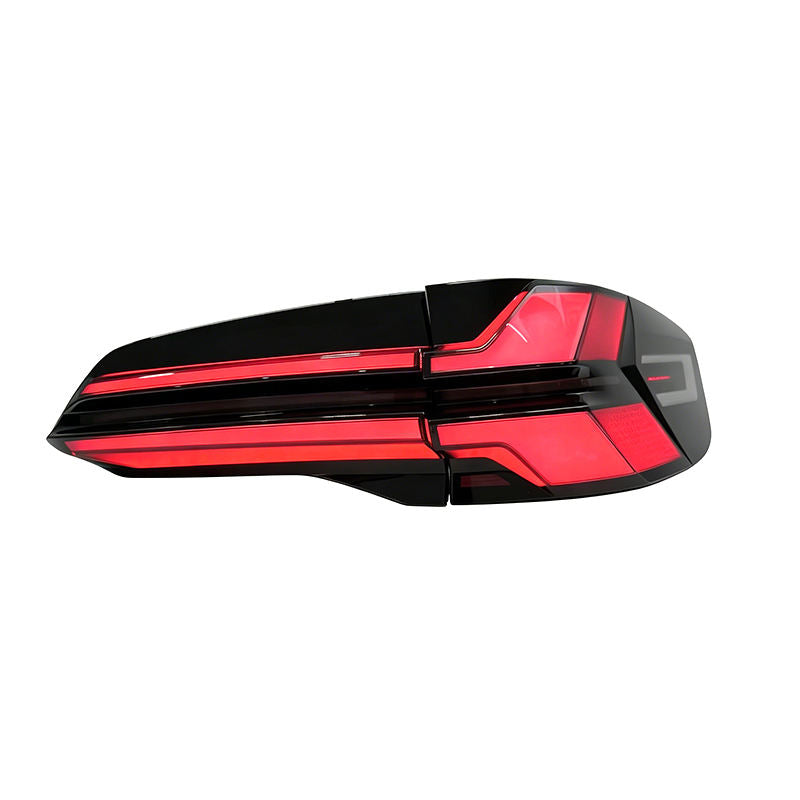 Vekto BMW X5 G05 LCI rear taillights with sequential LED design for 2019-2023, showing the illuminated LED tail light assembly.