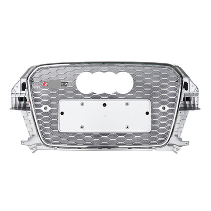 Upgrade Honeycomb Style Grille fits Q3 2013-2016 in Glossy Black or Chrome