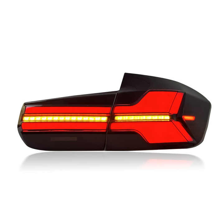 Vekto G05 LCI style LED taillights for BMW 3 Series F30 M3 F80 2012-2018, showing sleek tail light design and LED detailing