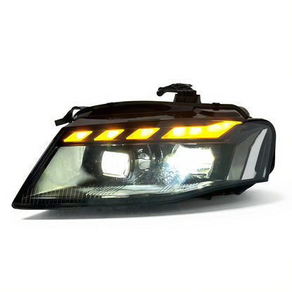 RS Style LED Headlights Assembly for Audi A4 (2008–2012) - AudiGear.com - Headlights