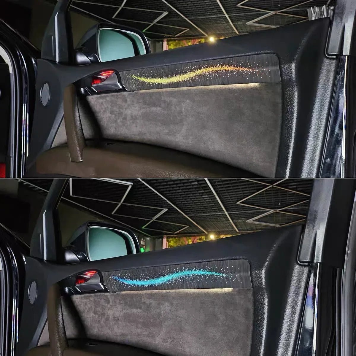 Audi Q7 Interior 64-Color Symphony LED Ambient Light Kit 2006 - 2015 - AudiGear.com - Interior Lighting