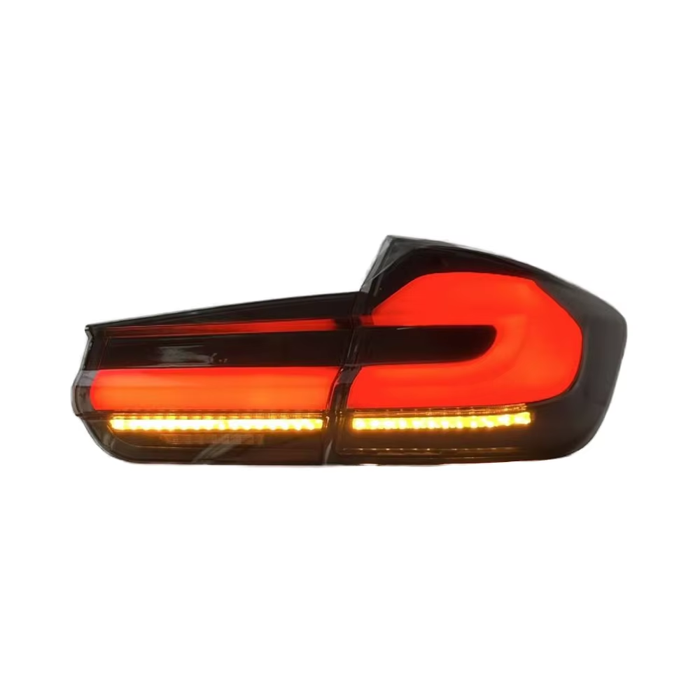 Vekto G30 LCI Style LED taillights for BMW 3 Series F31 showing sleek red and clear lens design with LED illumination