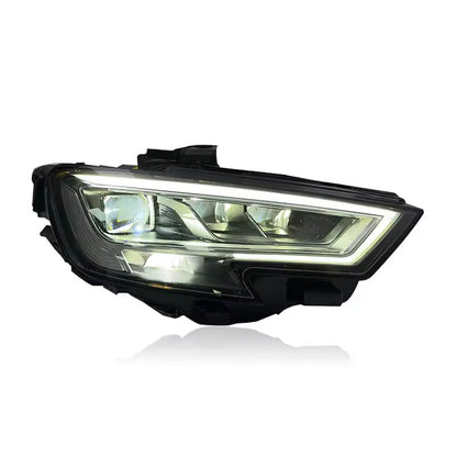 LED Headlights for Audi A3 / S3 / RS3 2017–2020 Plug-and-Play Projector Assembly (EU model) - AudiGear.com - Headlights