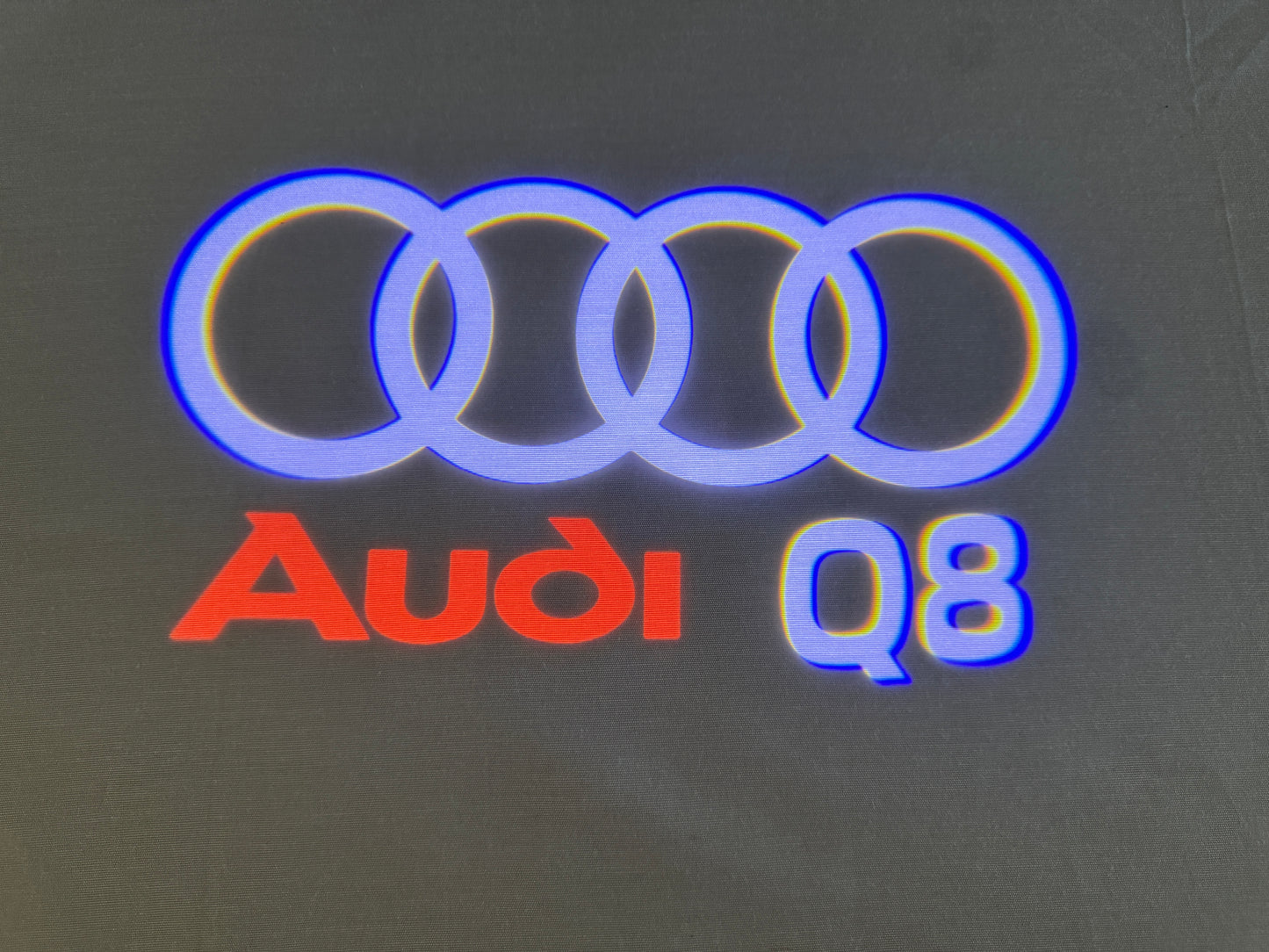 Quartz Ground Shadow Door Puddle Lamp Lighting for Audi Cars and SUVs