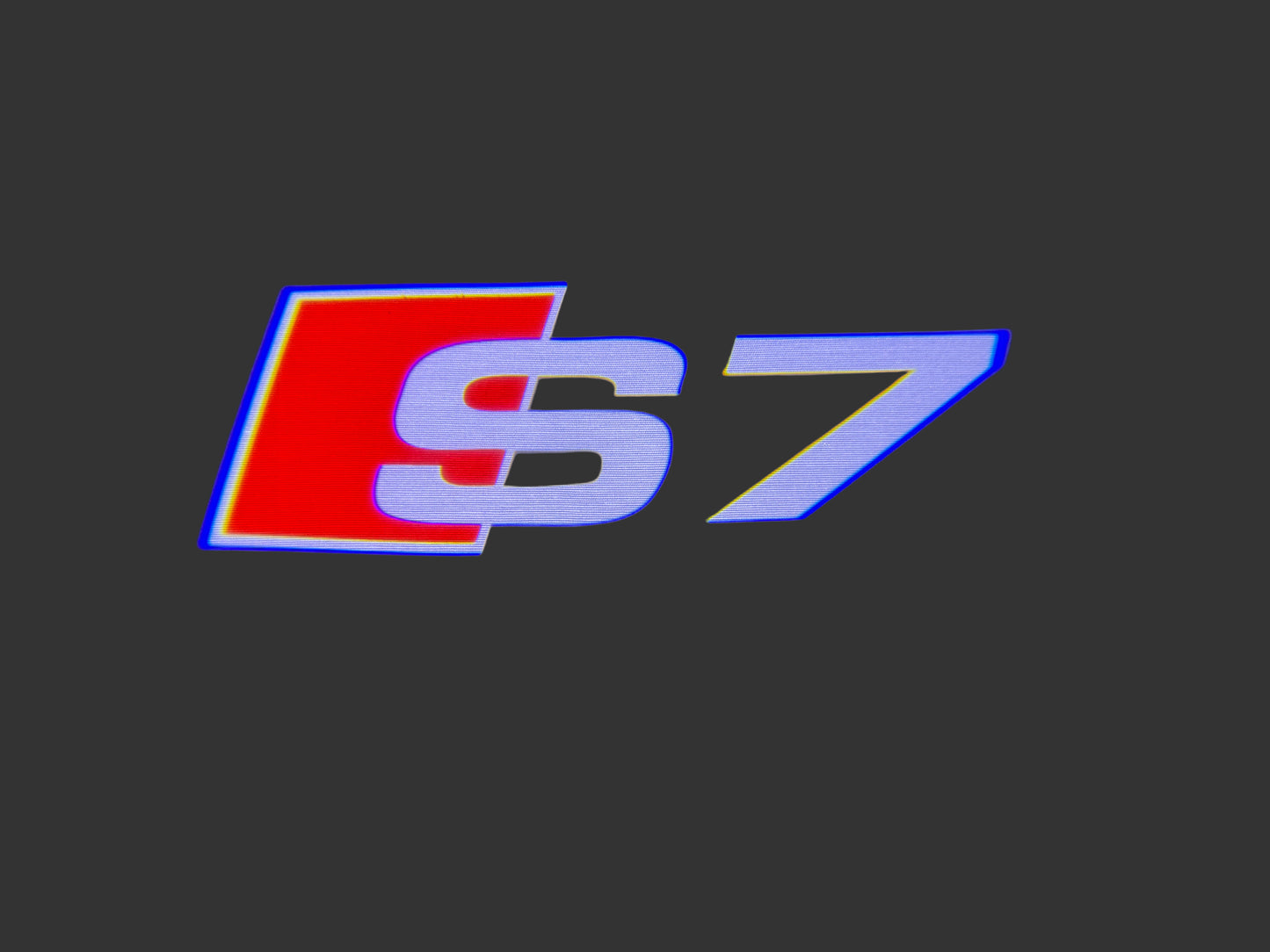 Quartz Ground Shadow Door Puddle Lamp Lighting for Audi Cars and SUVs