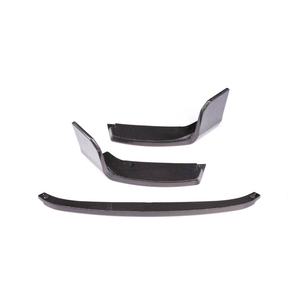 Carbon fiber M Style front lip for BMW M2 G87 by Palenon Performance, shown attached to the front bumper.