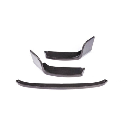 Carbon fiber M Style front lip for BMW M2 G87 by Palenon Performance, shown attached to the front bumper.