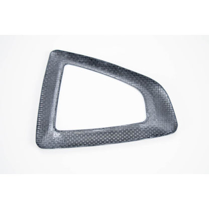 BMW F3x carbon fiber gear surround trims by Palenon Performance, showcasing sleek, high-quality automotive interior accessories.